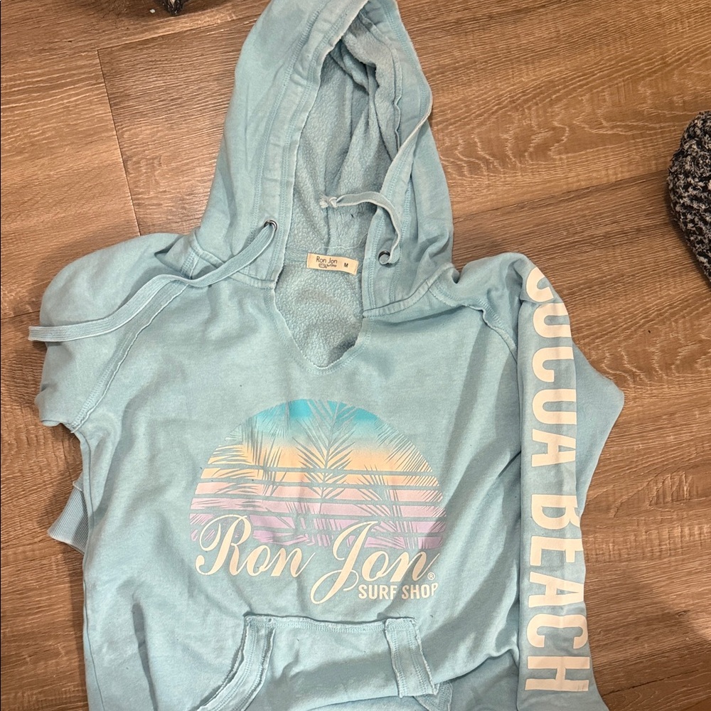 Light Blue Ron Jon Teddy Jacket - Picture 5 of 5